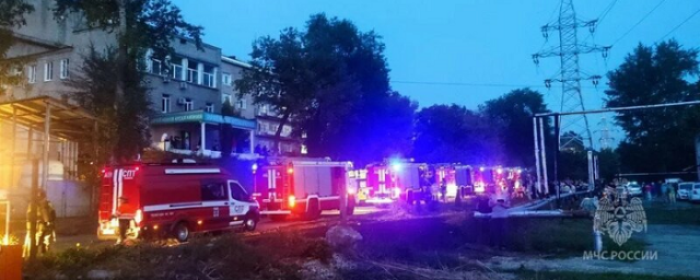 В Самаре во время пожара в горбольнице №4 погиб 81-летний пациент