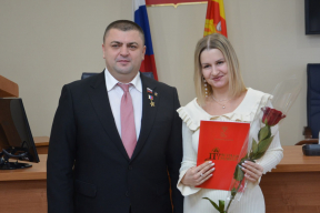 Спикер Воронежской гордумы Андрей Дьяченко принял участие в награждении победителей городского конкурса СМИ