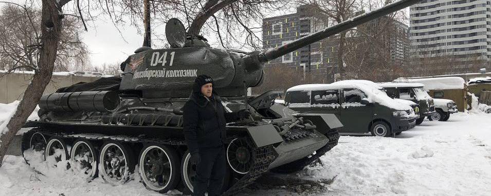 Новосибирские военные восстановили легендарный танк Т-34 времен ВОВ
