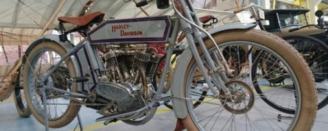 В музее УГМК появился Harley-Davidson 1914 года‍