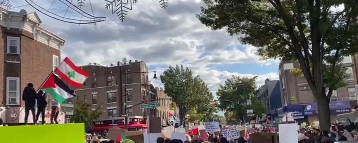 В Нью-Йорке прошла многотысячная акция в поддержку Палестины