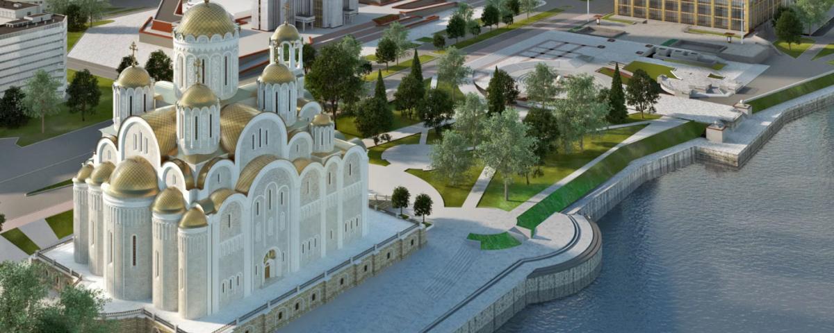 Возведение храма в Екатеринбурге началось без потасовок протестующих