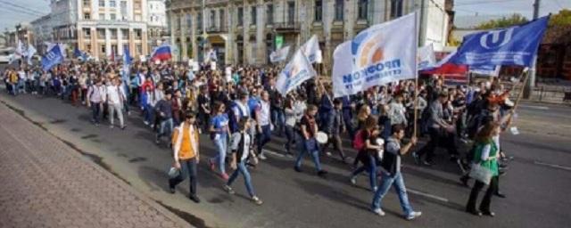 В Иркутске 4000 человек приняли участие в параде студенчества