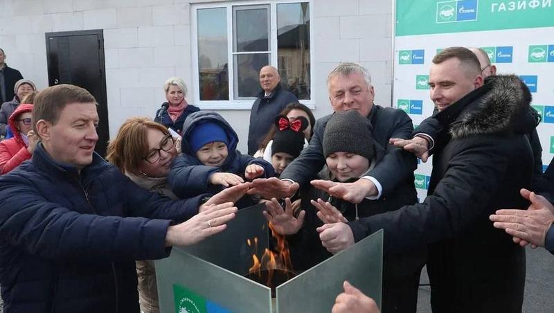 В астраханское село Осыпной Бугор пришло голубое топливо