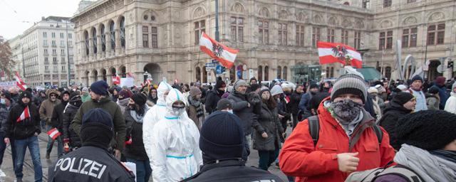 В Вене десятки тысяч жителей вышли на демонстрацию против локдауна