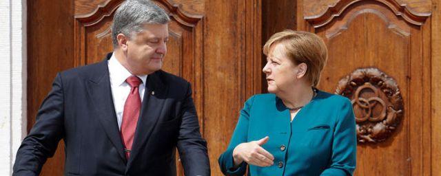 Порошенко: Меркель посетит Украину в ноябре