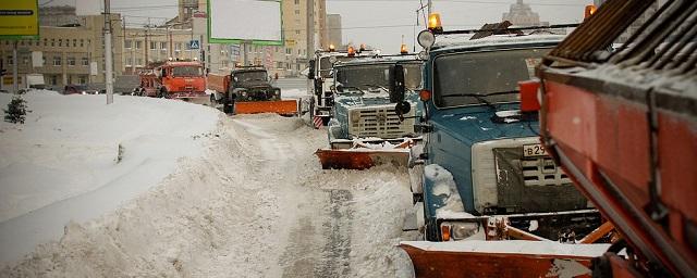 Опубликован список улиц Новосибирска, на которых уберут снег в выходные