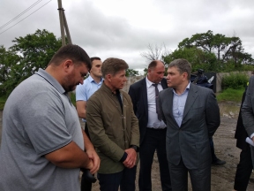 Губернатор Приморья Олег Кожемяко посетил с рабочим визитом Уссурийск