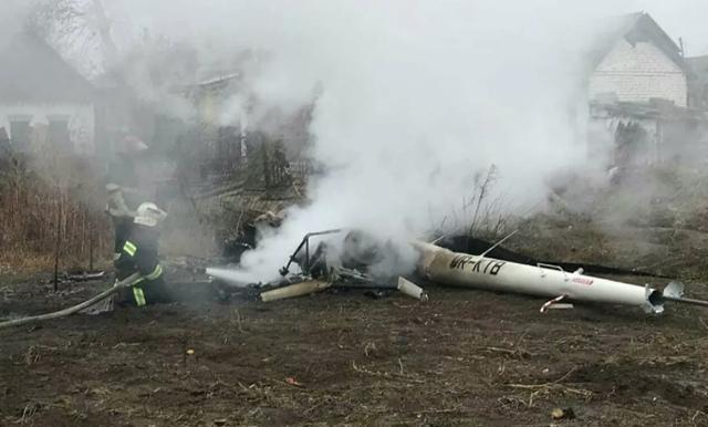 На Украине при крушении вертолета погиб экс-министр