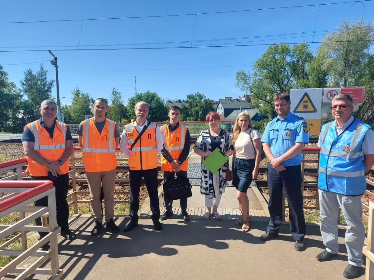 В Красногорске прошло выездное совещание по предупреждению травматизма на железной дороге