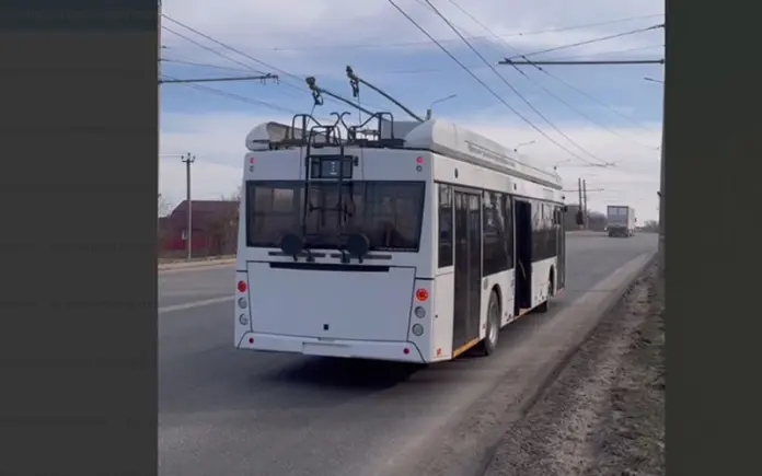 В Саранске тестируют инновационный троллейбус «Горожанин» от Уфимского завода