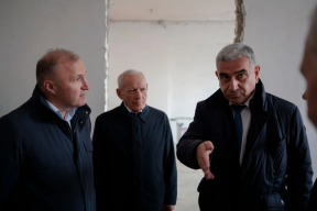 Глава Адыгеи Мурат Кумпилов посетил строящийся «Кванториум» и новый детский сад в Кошехабльском районе