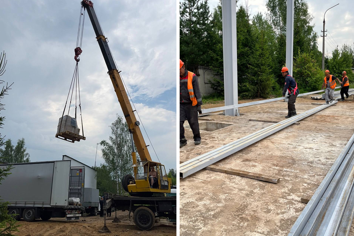 В Щелкове на ВНС-6 монтируют оборудование станции водоподготовки