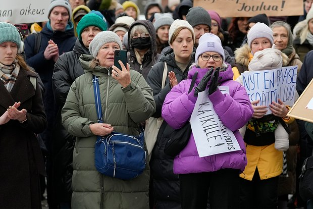 В Финляндии состоялась массовая забастовка против действий правительства