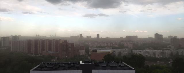 В Новосибирске из-за сильного ветра произошла пыльная буря