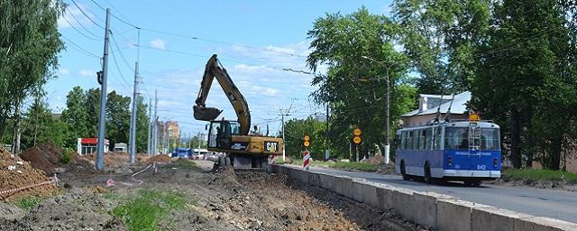 Реконструкцию улицы Гражданской в Чебоксарах планируют завершить в июне