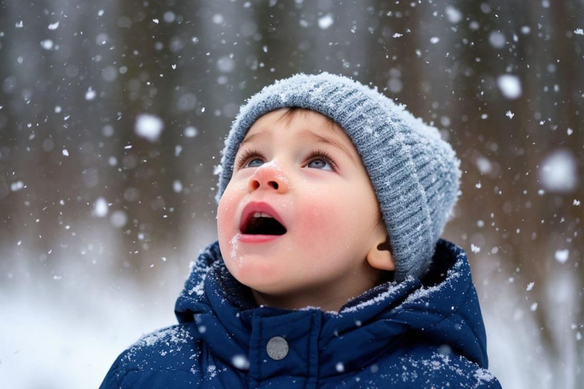 Главный педиатр Москвы разрешил ловить снежинки ртом