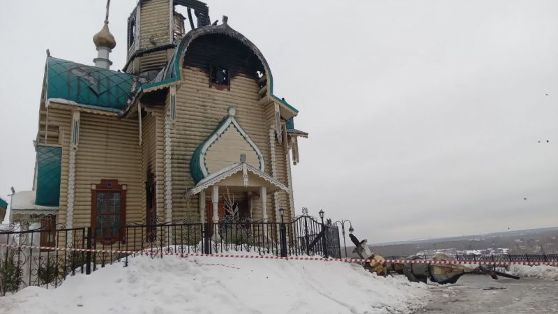 В Кирове вскоре начнется восстановление сгоревшей зимой Феодоровской церкви
