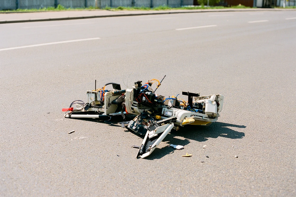 В Тульской области утром ПВО уничтожила девять дронов, части одного упали на жилую улицу