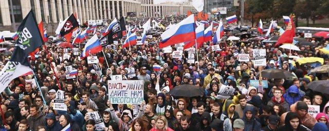 В митинге на проспекте Сахарова участвовали рекордные 50 000 человек