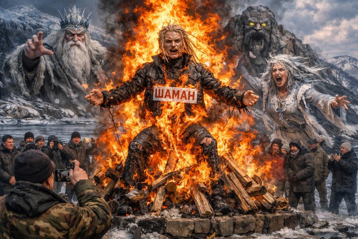 «Духи Байкала разгневаны». Из любимцев - в изгои: за что Shaman «полыхнул» на костре