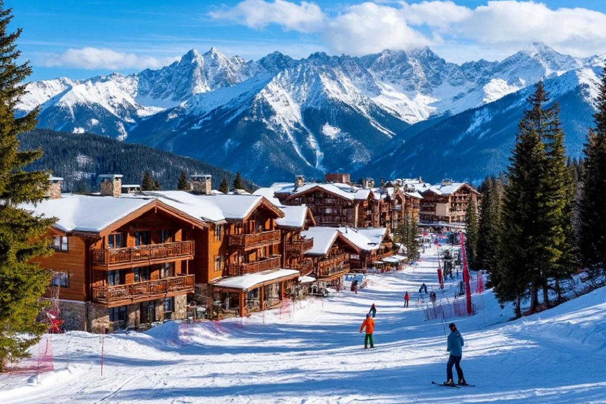 Горнолыжный курорт в горах Кавказа готовится к первому сезону