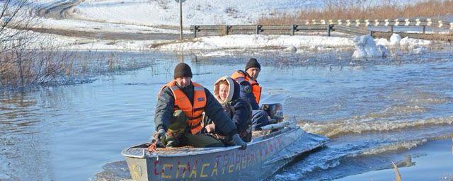 В Саратовской области паводковые воды затопили несколько домов