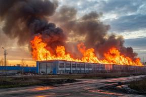 Масштабная атака БПЛА на Подмосковье: индустриальный парк горит, шестеро в больнице