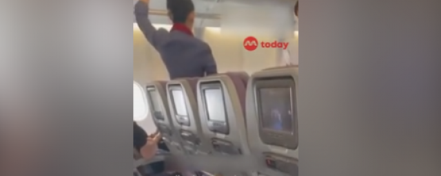 Гражданка Японии на борту самолета пыталась ударить стюардессу за незнание ее родного языка