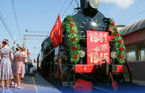 В честь 81-й годовщины Победы Горьковская железная дорога запускает «Поезд Победы»