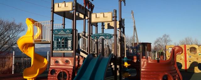 Ещё один игровой комплекс для детей установили в Петропавловске-Камчатском