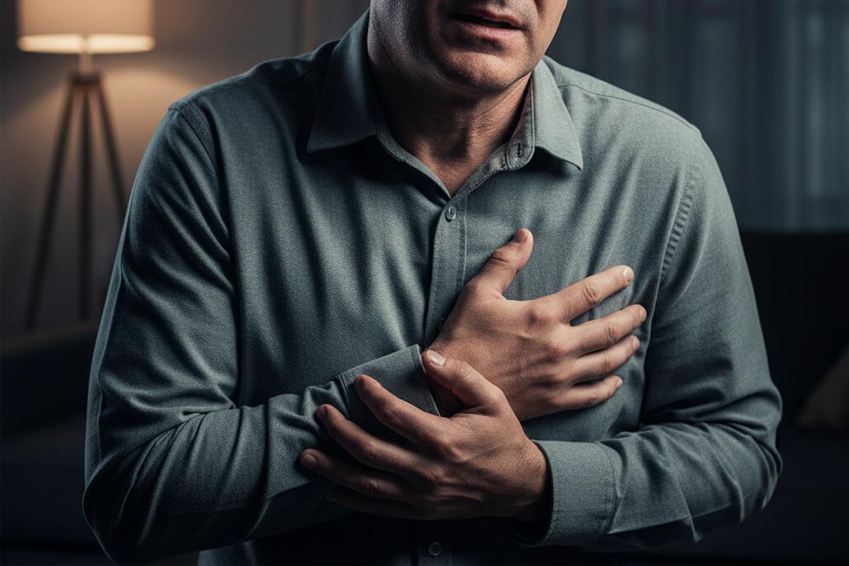 Лишь 4,8% россиян обращаются сразу к врачу при болях в сердце