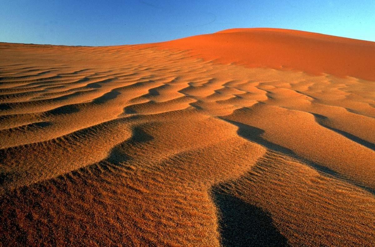 В африканской пустыне Намиб обнаружили древнее пресноводное озеро и многочисленные каменные орудия вокруг него