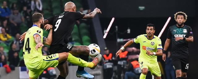 «Краснодар» крупно проиграл «Хетафе» в матче Лиги Европы