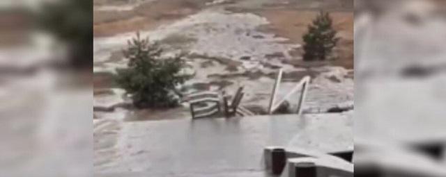 Мощный ливень разрушил парк «Горки» в воронежских Лисках