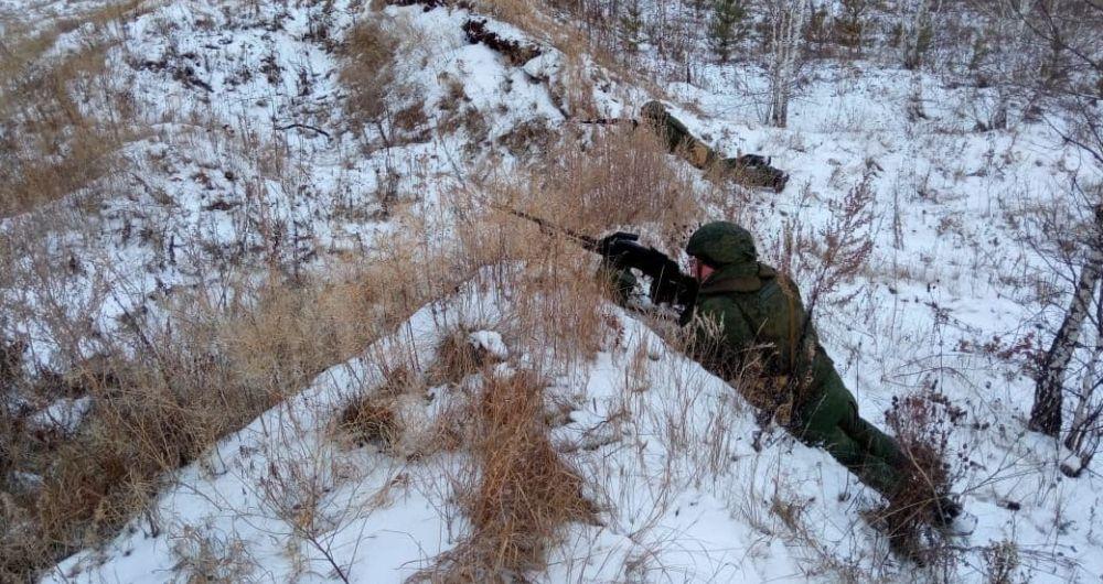 Российские военные готовят позиции к зиме