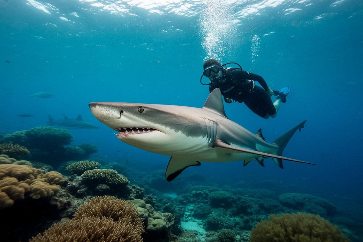 Туристам напомнили об акулах на курортах Ближнего Востока