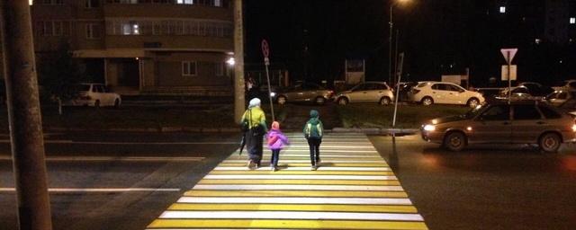 В Омске оборудуют «светящиеся» пешеходные переходы