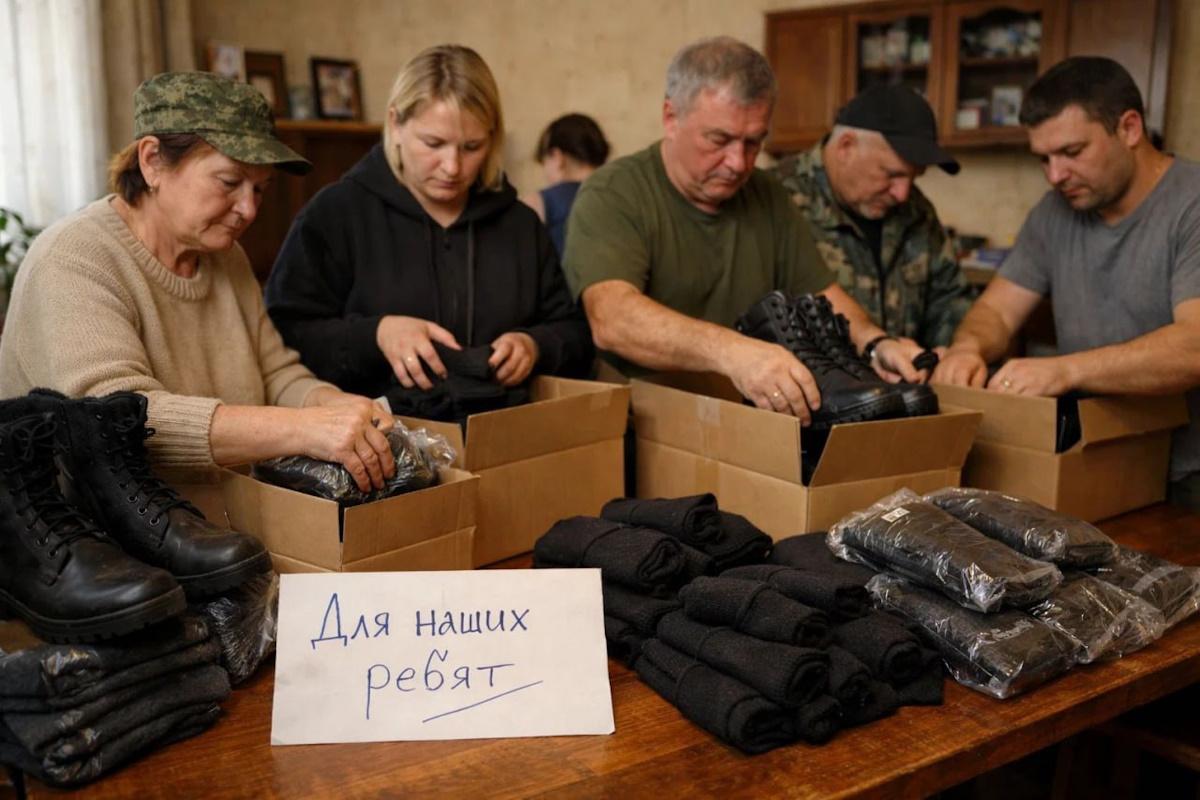 Мэрия Черкесска организовала отправку партии гуманитарного груза для участников СВО