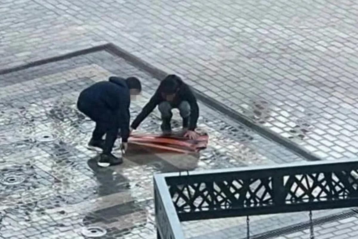 В Обнинске задержали детей мигрантов, растоптавших георгиевскую ленту