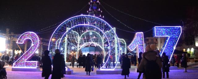 В Тюмени открыли главную новогоднюю елку