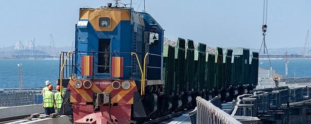В Крыму не подтвердили расписание поездов через Крымский мост