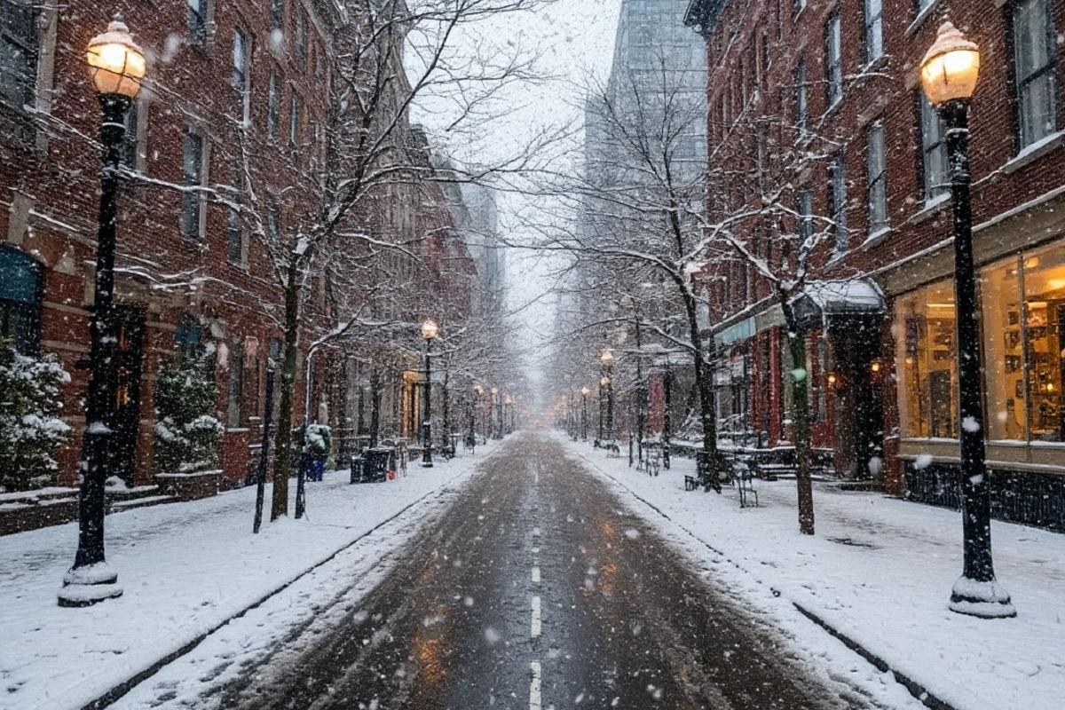 В нескольких российских регионах выпал первый снег