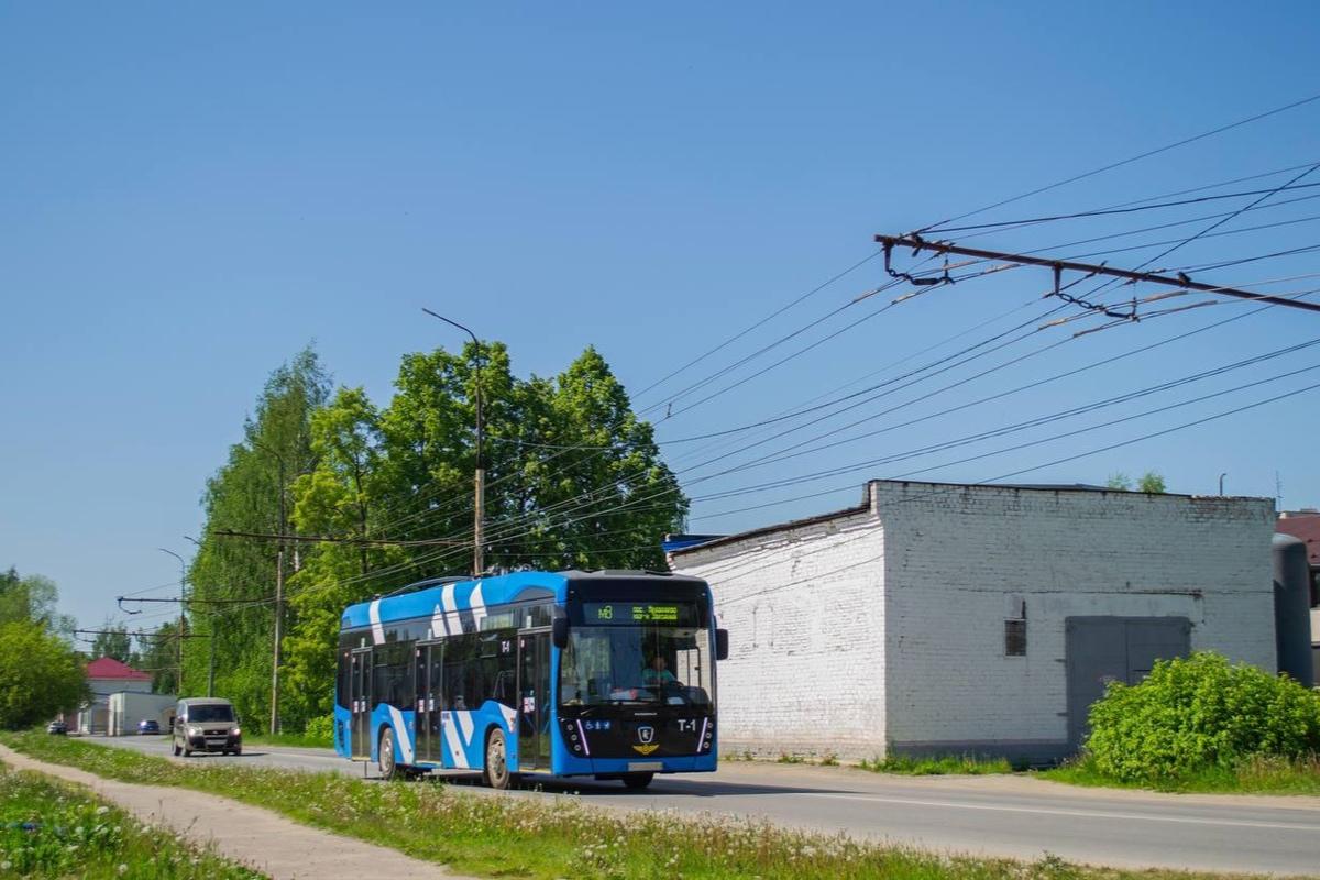 Новый КАМАЗ-троллейбус покорил Йошкар-Олу на тест-драйве