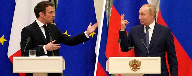 Dmitry Peskov: Putin and Macron could not conclude any deals