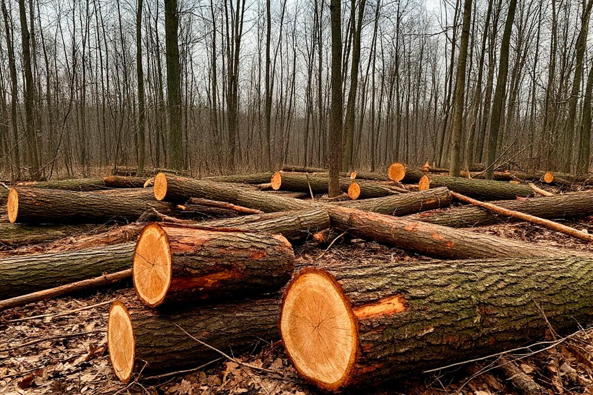 В Тульской области выявили десятки случаев незаконной рубки леса