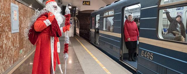 В Петербурге в новогоднюю и рождественскую ночь работу метро продлят до 5 утра