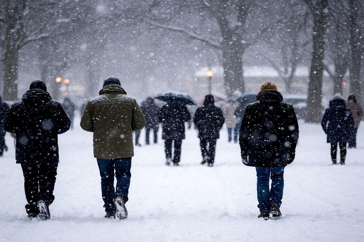 Сильный снегопад и гололед ожидаются в четырех районах Сахалина