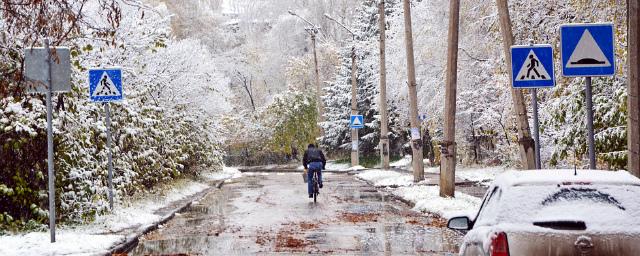 На предстоящих выходных в Новосибирске ожидается снег
