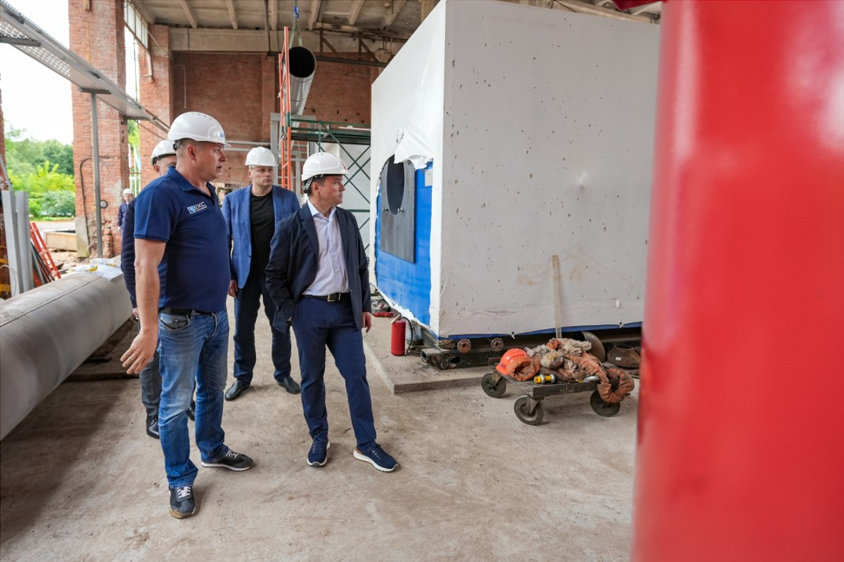 В Солнечногорске реконструкцию котельной выполняют за 3 месяца вместо 8